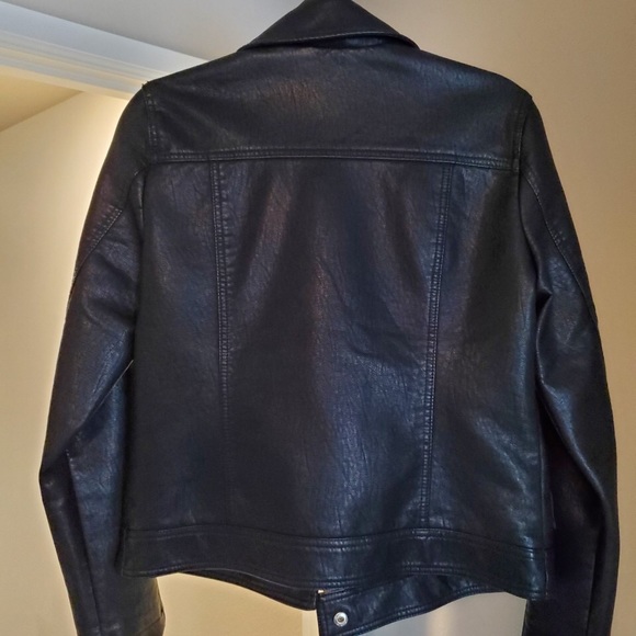 Topshop faux leather moto jacket - Picture 3 of 6